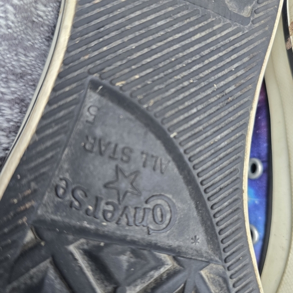 Converse Cosmic Blue and Purple Sneakers - Picture 7 of 7